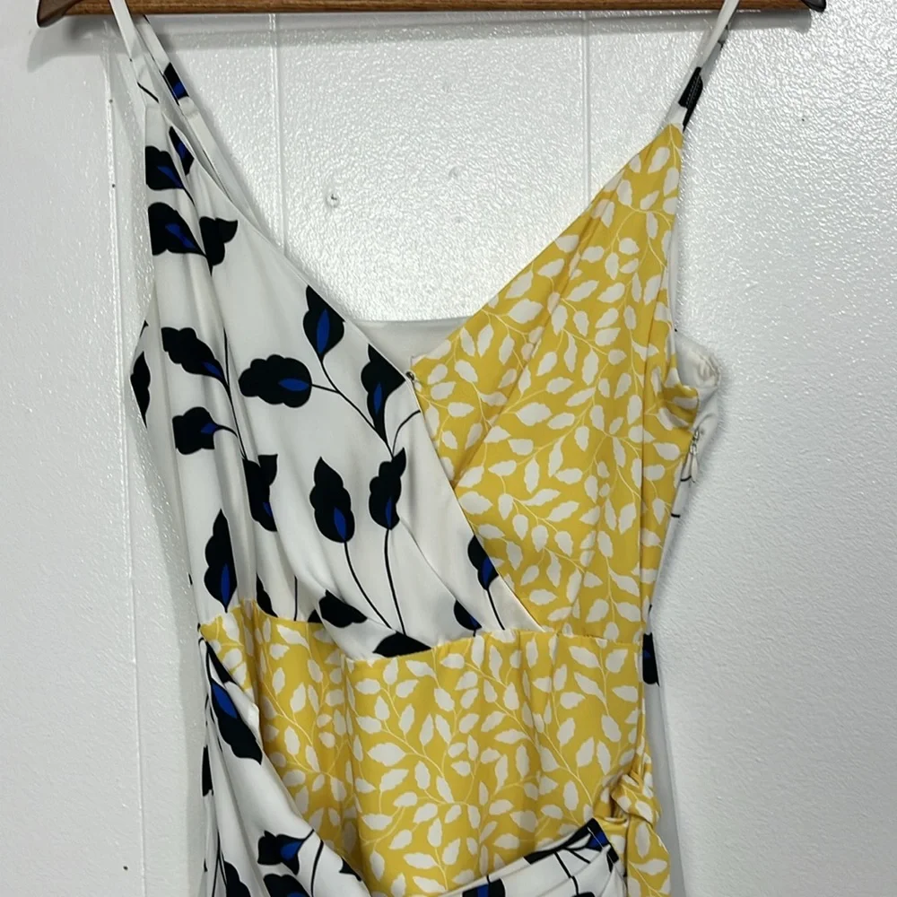 Yumi Kim Yellow and Blue Wrap Dress - Picture 7 of 14